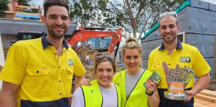 DPV Construction team on field